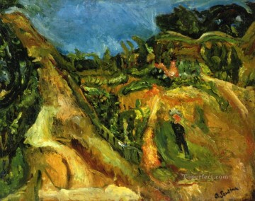 Expresionismo Painting - paisaje del mediodía Chaim Soutine Expresionismo